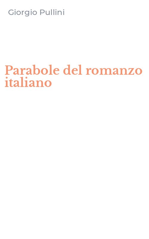 Parabole del romanzo italiano