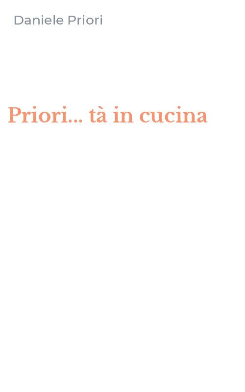 Priori... tà in cucina