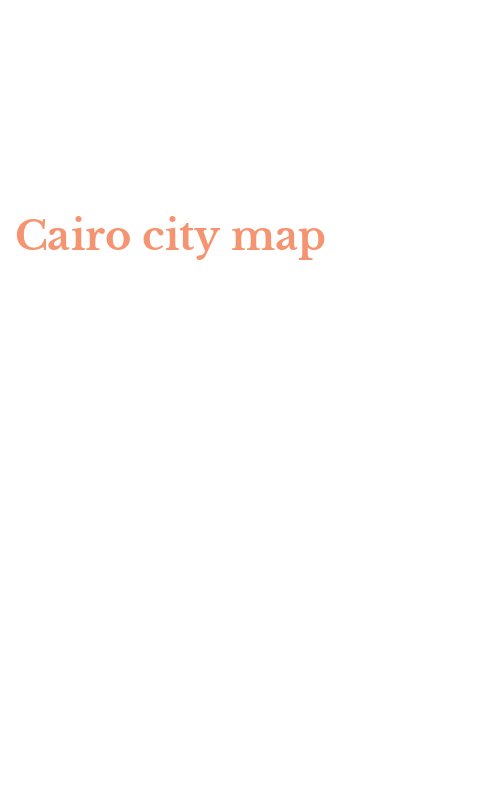 Cairo city map