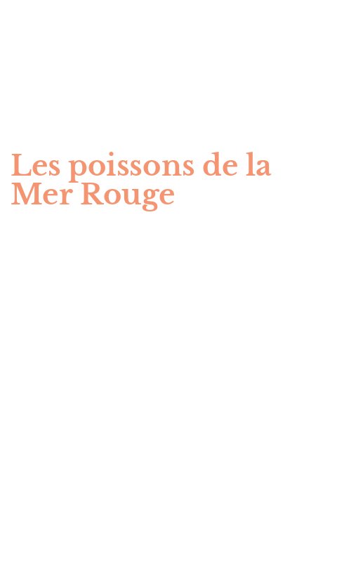 Les poissons de la Mer Rouge