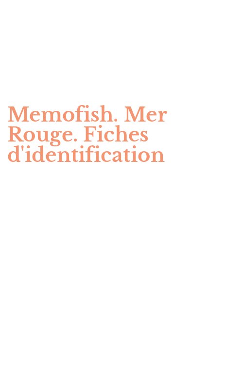 Memofish. Mer Rouge. Fiches d'identification