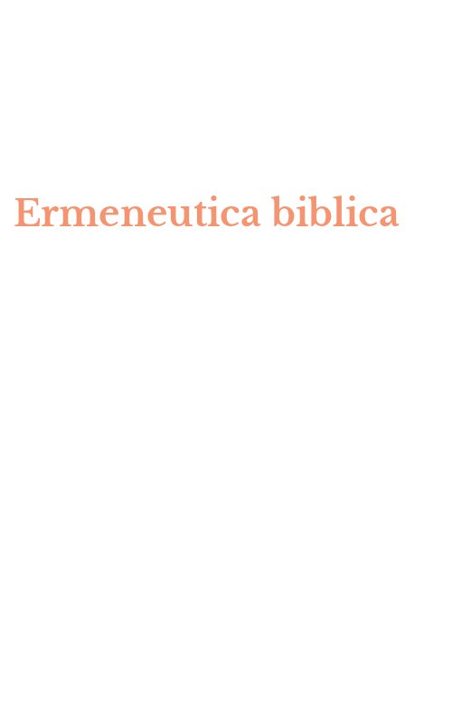 Ermeneutica biblica