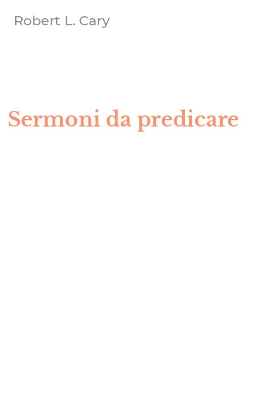 Sermoni da predicare