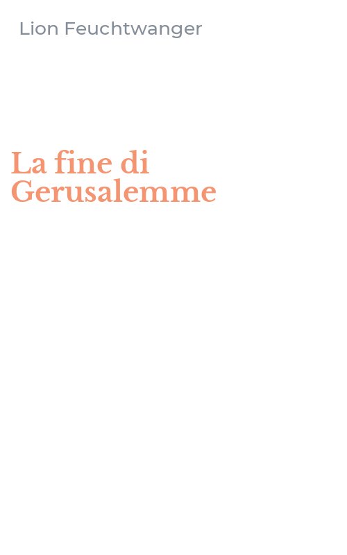 La fine di Gerusalemme