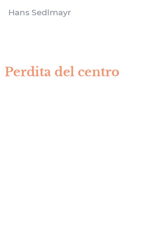 Perdita del centro