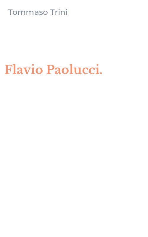 Flavio Paolucci.