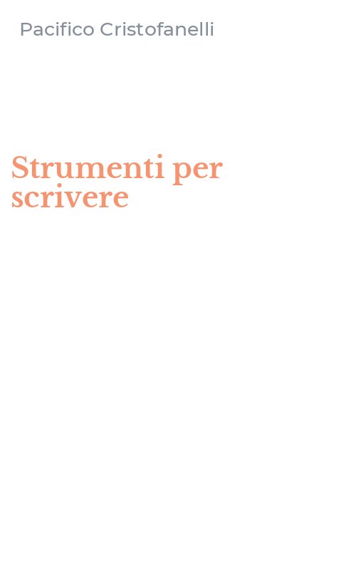 Strumenti per scrivere