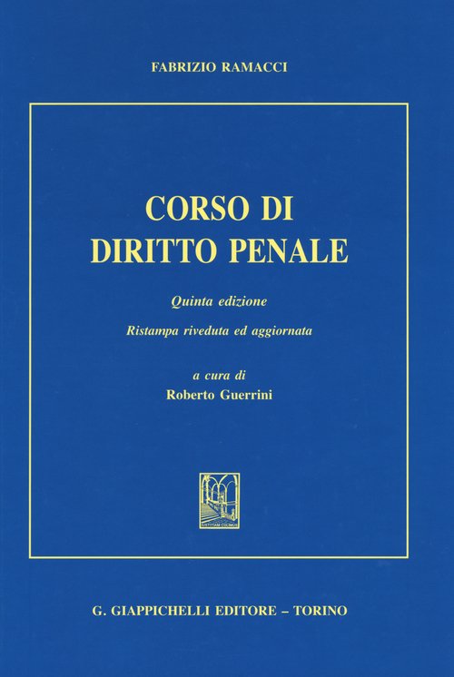 Corso di diritto penale