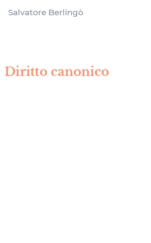 Diritto canonico