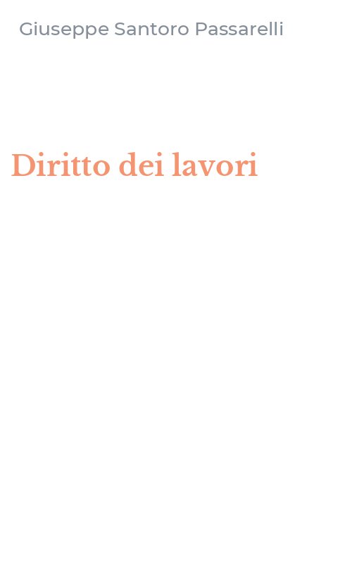 Diritto dei lavori