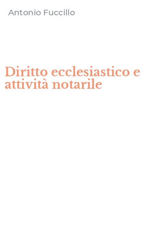 Diritto ecclesiastico e attività notarile