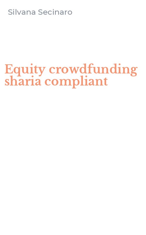 Equity crowdfunding sharia compliant