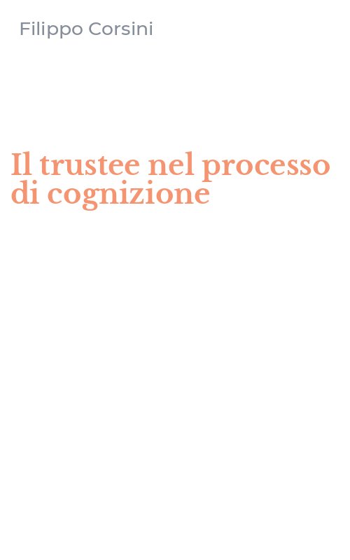 Il trustee nel processo di cognizione