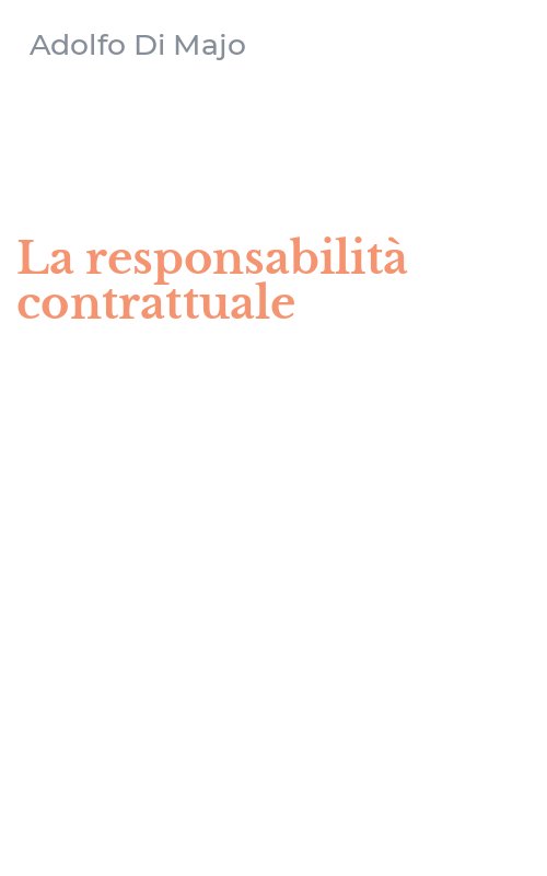 La responsabilità contrattuale