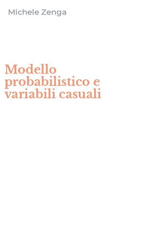 Modello probabilistico e variabili casuali