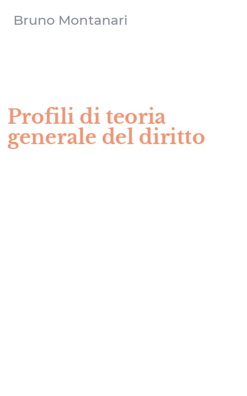 Profili di teoria generale del diritto