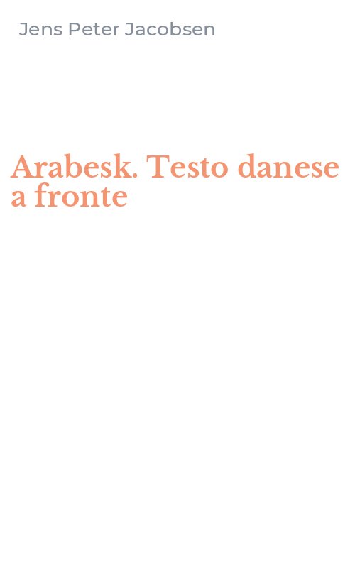Arabesk. Testo danese a fronte