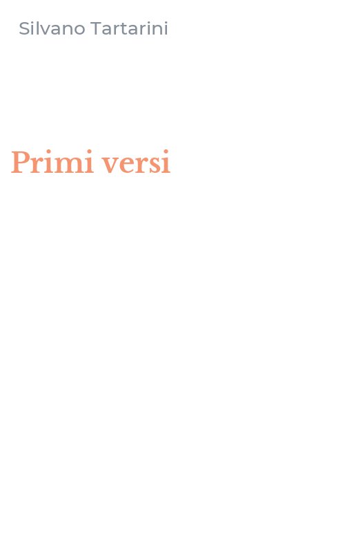 Primi versi