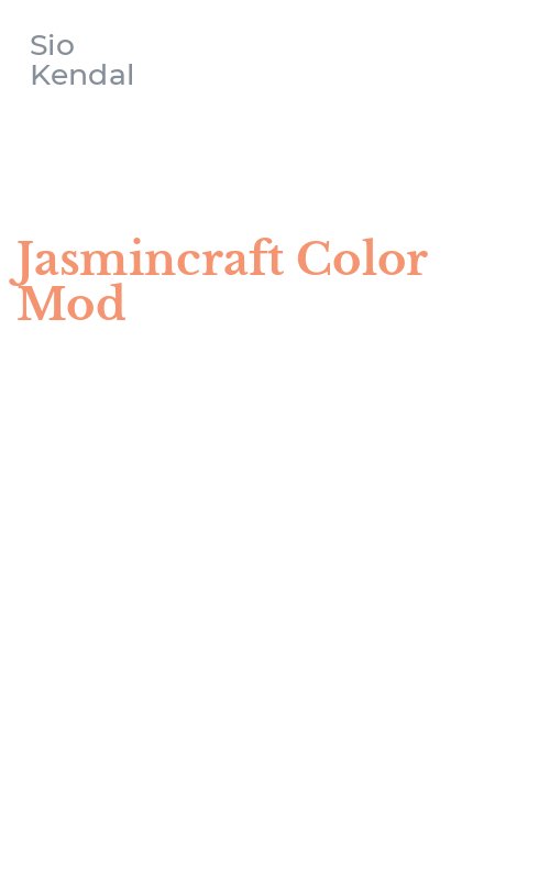 Jasmincraft Color Mod