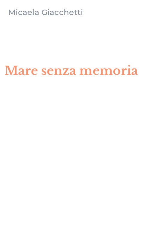 Mare senza memoria