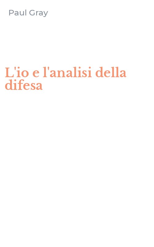 L'io e l'analisi della difesa