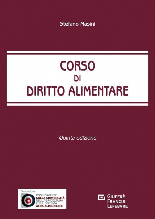 Corso di diritto alimentare