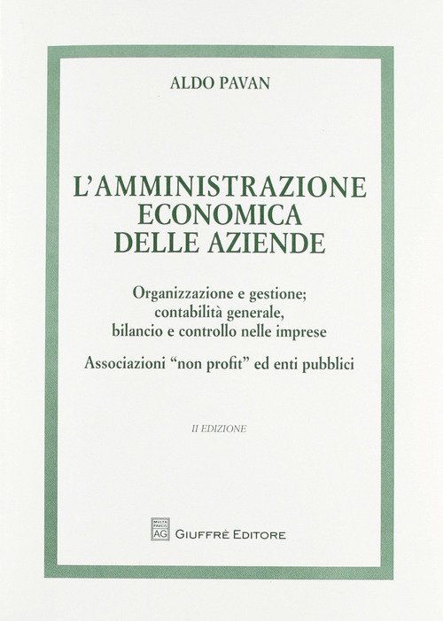 L'amministrazione economica delle aziende
