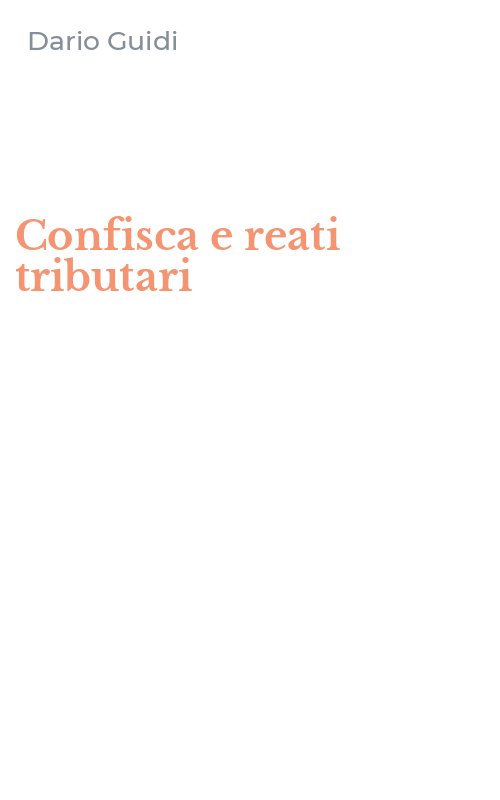 Confisca e reati tributari
