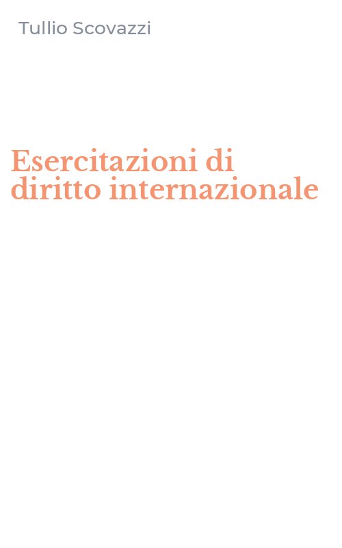 Esercitazioni di diritto internazionale