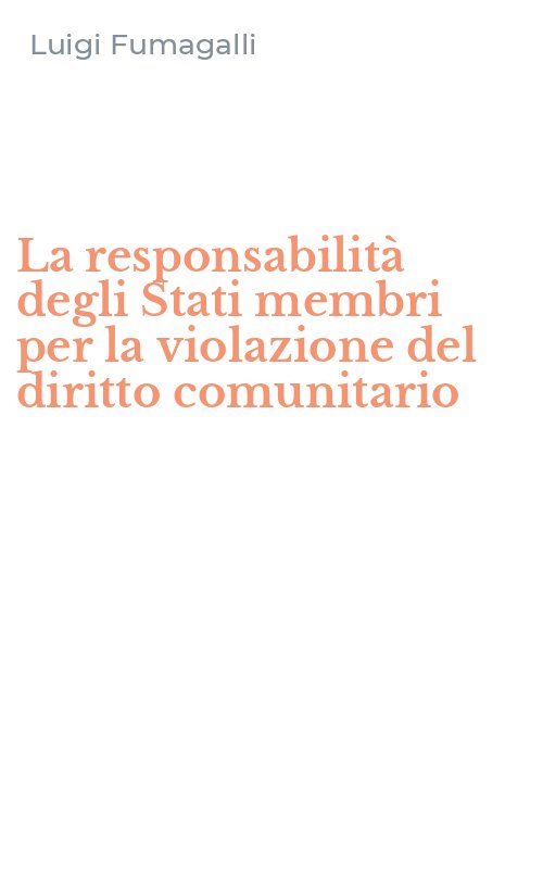 La responsabilità degli Stati membri per la violazione del diritto comunitario