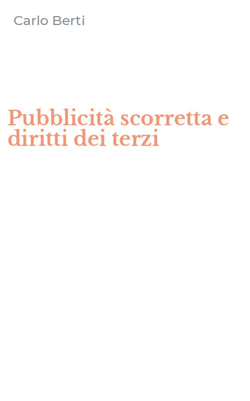 Pubblicità scorretta e diritti dei terzi