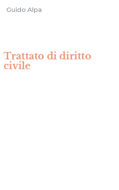 Trattato di diritto civile