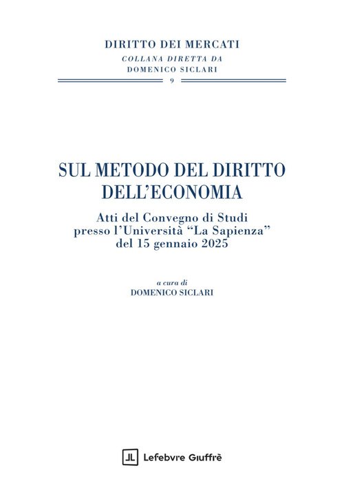 Sul metodo del diritto dell'economia