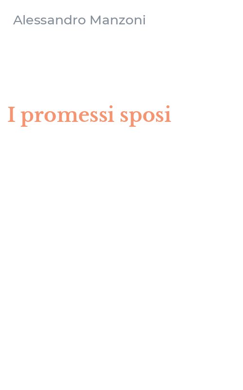 I promessi sposi