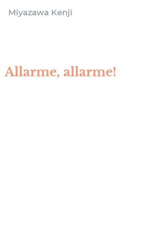 Allarme, allarme!