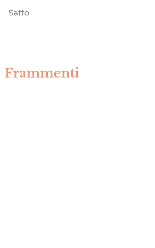 Frammenti