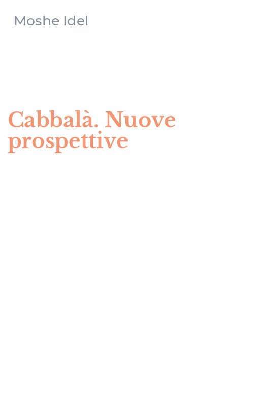 Cabbalà. Nuove prospettive