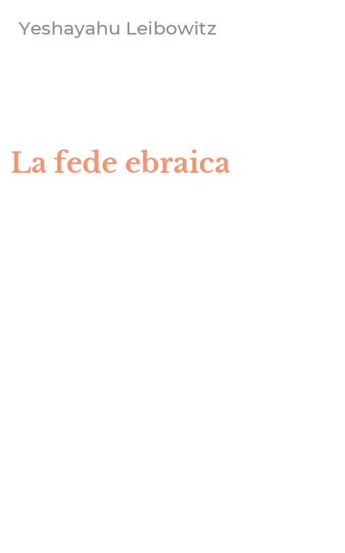 La fede ebraica