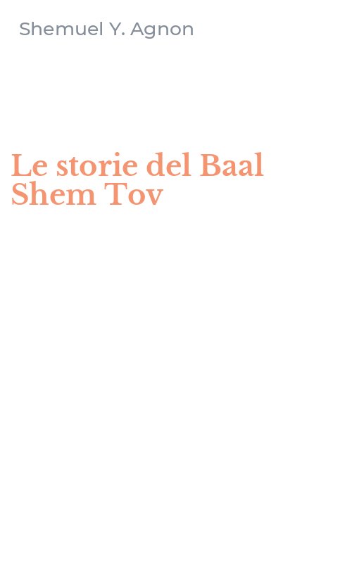 Le storie del Baal Shem Tov