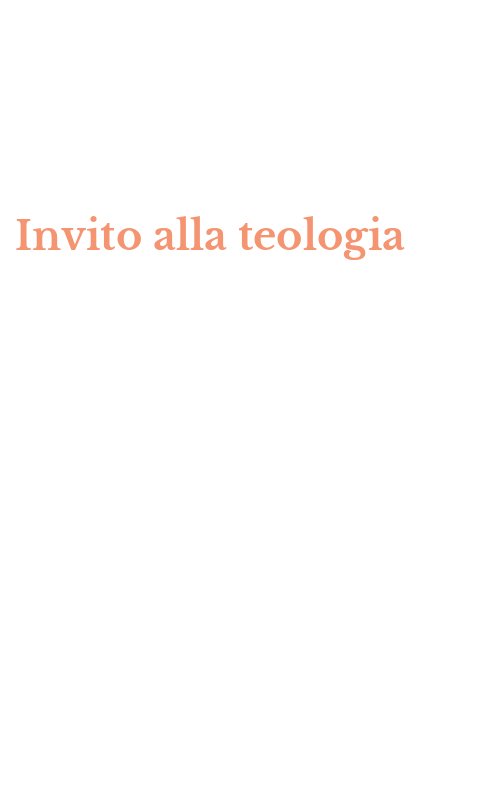 Invito alla teologia