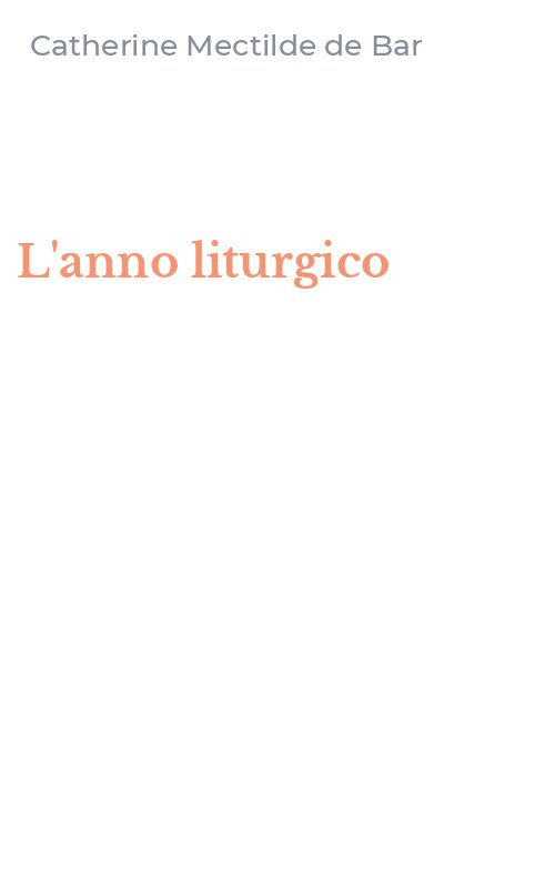 L'anno liturgico