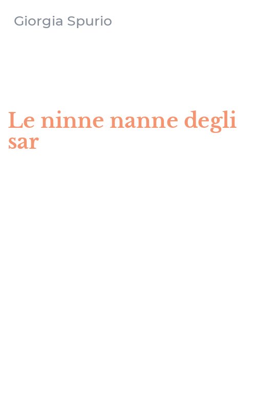 Le ninne nanne degli sar