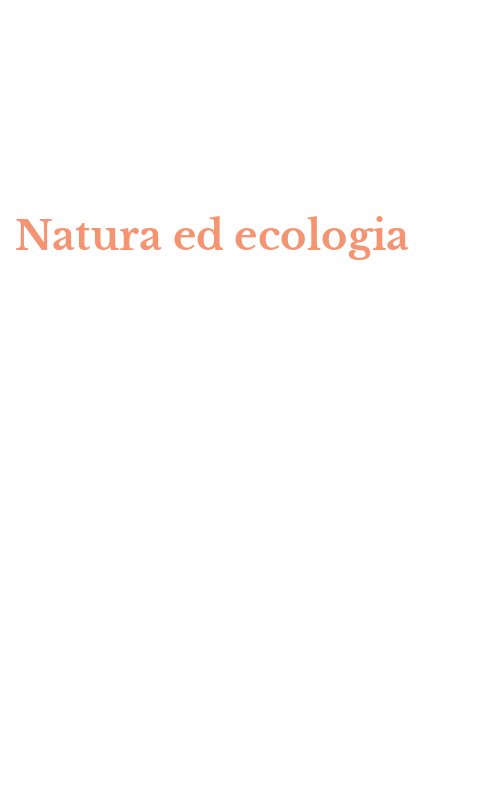 Natura ed ecologia