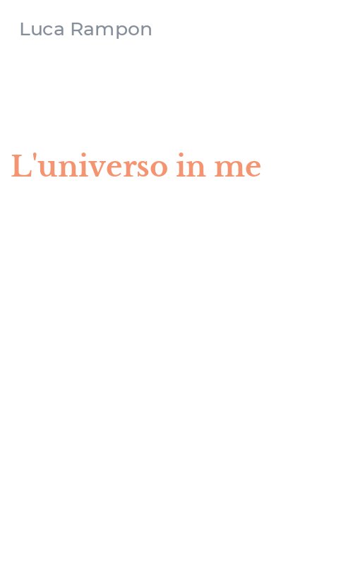 L'universo in me