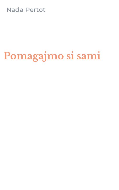 Pomagajmo si sami