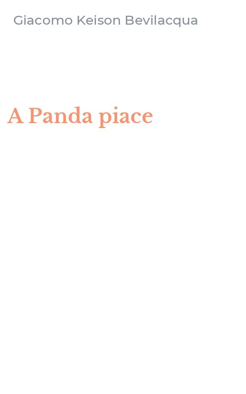 A Panda piace