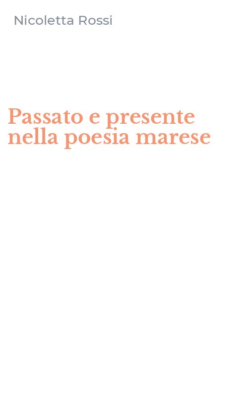 Passato e presente nella poesia marese