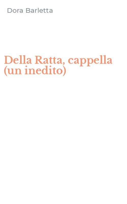 Della Ratta, cappella (un inedito)