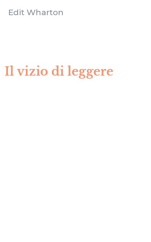 Il vizio di leggere