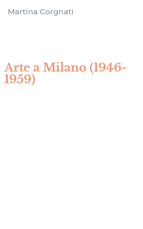 Arte a Milano (1946-1959)